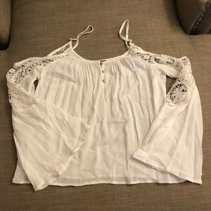 Bohemian off the shoulder flowy top